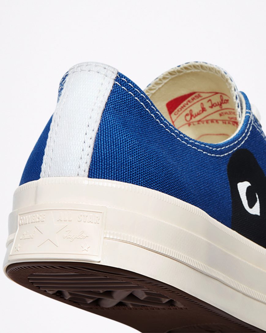 Tenisi Barbati Converse x Comme des Garçons PLAY Chuck 70 Albastri Negrii | RO XYW13A953